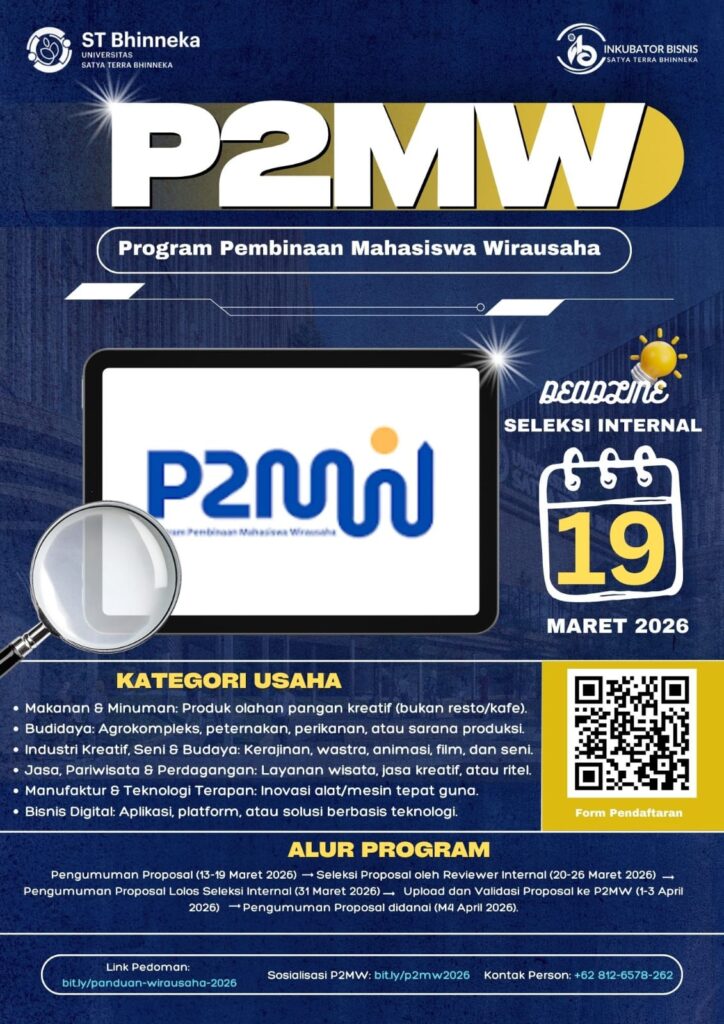 Program Pembinaan Mahasiswa Wirausaha (P2MW) Tahun 2026