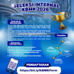 Kompetisi Mahasiswa Nasional Bidang Ilmu Bisnis, Manajemen, dan Keuangan (KBMK) 2026.
